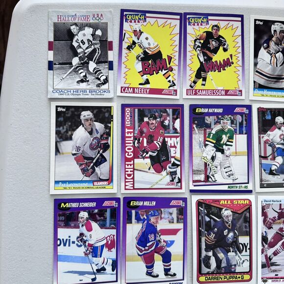 NHL Hockey Card Lot Mixed Lot of 29 Topps Score 91 - Picture 3 of 16